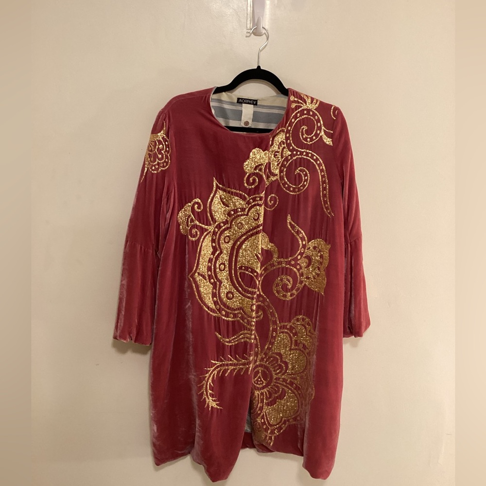 Vintage Red & Gold Morphew Dress